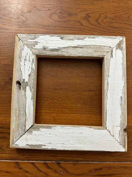 5x5 chippy white Barnwood Frame