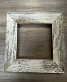 5x5 chippy white Barnwood Frame