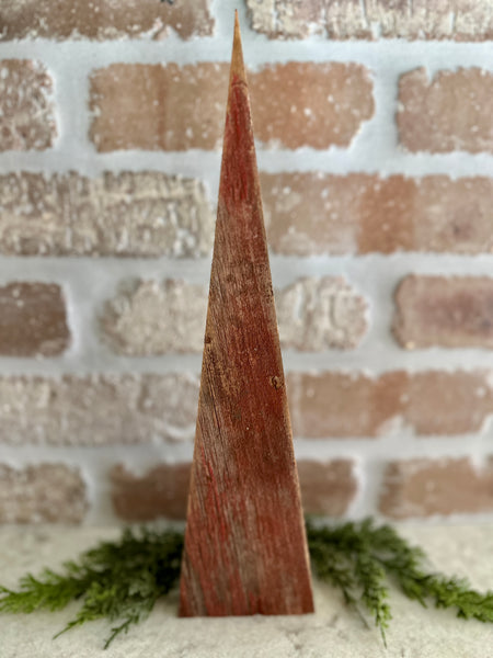 12" Reclaimed Barnwood Christmas Tree