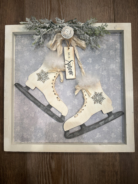 Ice Skate Sign