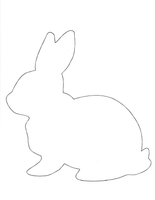 Easter Bunny template