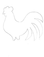 Rooster template